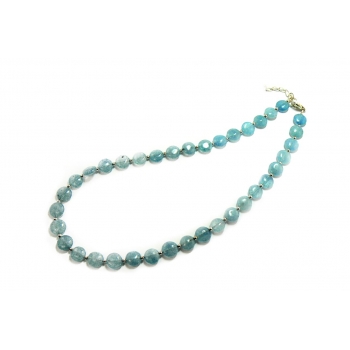 Blue Beaded Aquamarine Necklace Blue Beaded Aquamarine Necklace